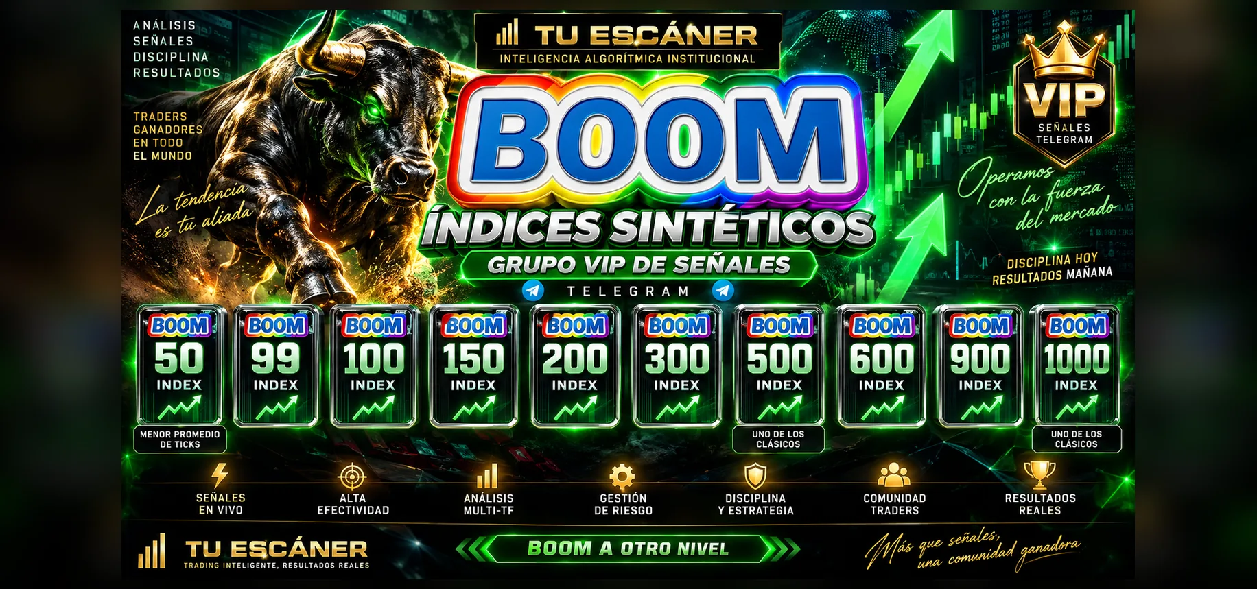 Grupo VIP de señales Boom
